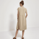Mara Pocketed Summer Dress – Casual A-Line Knee-Length Sundress